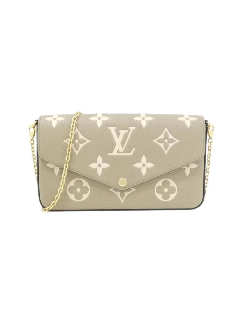 Louis Vuitton Bicolor Monogram Empreinte Pochette Felicity Shoulder Bag